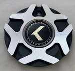 676-2085-AL Kraze Chrome/black Wheel Center Cap Used. Price: $53.95.