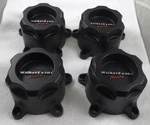 Walker Evans Racing Wheels Flat Black Custom Center Cap Set 4 # WKR-9705SB Used. Price: $199.95.