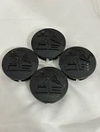 Set Of 4 Oe Wheels Gloss Black Rim Center DG13-HAWK-CAP New. Price: $39.99.
