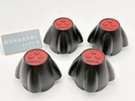 Rs Watanabe Cannonball Wheel Center Cap Black 70MM Shell Shaped Set Of 4 New. Price: $172.29.