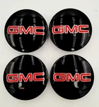 Oem Gmc Polished Black And Red 3.25" Center Cap - 22837060 Set Of 4 Used. Price: $77.24.