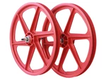 Skyway Tuff 6 Spoke S/b Wheel Sets Red New. Price: $185.68.