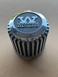Western Wheel Center Cap Puish Thru , Piece Part # 99-2215 Used. Price: $34.95.