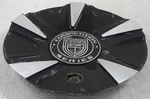 Lexani Wheels Gloss Black / Silver Center Caps # 022-AL-DOWN 029-AL Used. Price: $79.95.