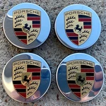 Genuine Porsche Oe 911 991 Turbo Center Lock Hub Caps Wheel Chrome New. Price: $249.00.