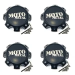 4 Moto Metal Satin Black Wheel Center Hub Caps For 8X6.5/165.1/180/170 MO976 New. Price: $132.60.