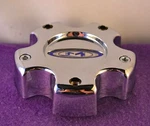 Motto Chrome Custom Wheel Center Cap Set Of One (1) Pn: AO142 845L121 Used. Price: $35.10.