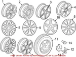 Genuine Oem Wheel Cap For Mercedes 00040024009283 New. Price: $157.35.