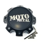 Moto Metal Satin Black Center Cap 6-5/8"OD Bolt Closed For 8LUG MO976 MO989S05 Used. Price: $38.92.