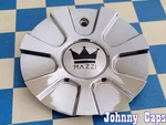 Mazzi Wheels # C140301 Custom Chrome Center Cap 53 (qty. 1) Used. Price: $65.71.