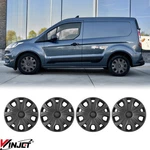16" Black Matte Hubcaps 2014-2023 Ford Transit Connect Wheel Covers Set Of New. Price: $60.99.