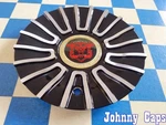 Mystikol Wheels # C-007B Black & Silver Metal Center Cap 88 (qty. 1) Used. Price: $57.73.