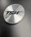 Tsw Machined W/black&red Logo Wheel Center Hub MS-CAP-T144 New. Price: $25.00.