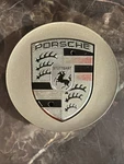 76MM Porsche Center Cap Concave Silver Color Crest Good Condition Used. Price: $19.99.