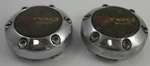 Drag Wheels Chrome Custom Center Caps Set # 5302-2-CAP / CAP17-1 Used. Price: $39.95.