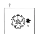 Genuine Mopar Wheel Center Cap 5093239AA New. Price: $7.20.