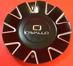 One Used Cavallo Wheels Black & Silver Metal Center Cap No Part # /15870. Price: $34.99.