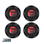 4 X Fuel Off-road Gloss Black Center Cap Rivets & Red Logo 1003-28GBQ New. Price: $140.00.