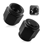 2PCS Aluminum Alloy Female Flare 6AN Cap 9/16-18 Unf,hex Head Block New. Price: $12.31.