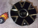 X1 Vct Bossini Black Machined Wheel Center Cap Part #KT213-20/22 85 Al Fwd Rim Used. Price: $99.99.