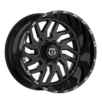 Tis 544BM Rim 20X9 8X170 Offset Gloss Black W/milled Accents (quantity 1) New. Price: $478.00.