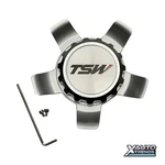 Tsw Wheel Center Cap Silver Plate & Chrome Hex Nut Cchcksc New. Price: $65.00.