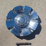 Incubus Custom Wheel Center Cap, Chrome, Part Number EMR0716-TRUCK-CAP 03 Used. Price: $34.95.