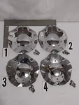 (1) Platinum Custom Center Cap 89-9083 Luxury 51212085F-1 Chrome W/bolts Used. Price: $29.99.