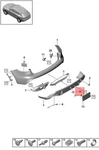 Genuine Porsche Macan Bracket 95B807286E New. Price: $16.18.