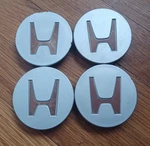 Honda Civic Accord + Center Cap Set Of 4, 1997-2004 P/n 44732 SV7 A000 Used. Price: $34.95.