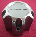 Vision Wheels Gloss Gray Custom Center Cap # C353-65V-UP / LG1711-06 (1) Used. Price: $29.95.