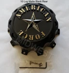 American Force AFX321B Matte Black 10 Lug Dually Rear Wheel Center Cap Screws New. Price: $165.00.