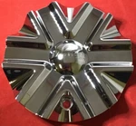 One Miror Center # CAP986L153 Chrome Wheels /8566 New. Price: $49.00.