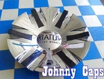 Status Wheels 71 Chrome W/black Center Caps # TL6003-CAP Custom (1) Used. Price: $97.19.