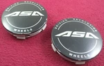Wheels Flat Black Custom Center Caps Set Of 2 # ASA-1-CAP / C104K75 Used. Price: $49.95.