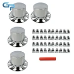 Semi Truck Rear Wheel Axle Chrome Hub Cap 33MM Lug Front Center Abs New. Price: $82.11.
