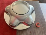 #c 1) 1997-00 Ford Expedition F-150 Chrome/ Silver Center Cap YL14 1A096 Ba 14MM Used. Price: $18.50.