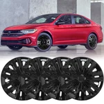 Set Of 4 For Vw Jetta Golf 16" Wheel Cover Full Rim Snap On Hub Caps Replacement New. Price: $75.01.