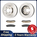 296MM Front Disc Rotors + Brake Pads For Saturn Vue 2002-2007 Chevrolet Equinox New. Price: $85.49.