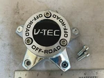 New V-tec Wheels Screw In Chrome Rim Hub Cover Center Cap C394-65 Lug. Price: $42.50.