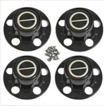 4PCS 1980-1996 Ford F150 Bronco Van Matteblack Wheel Hub Center Caps New. Price: $44.99.