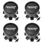 American Racing Black Center Caps Bolt-on/dually For 8L AR204 Baja New. Price: $152.00.