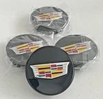 4X Cadillac (ats Cts Dts Srx Sts Xlr Xts) 67MM Wheel Center Caps Black Colorful Remanufactured. Price: $23.50.