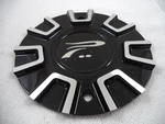 Platinum Wheels Silver / Gloss Black Custom Center Cap# A89-9439BK-CAP (1) Used. Price: $69.00.