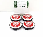 Genuine New Jaguar Red Wheel Centre Caps (please Send Reg To Be Sure). Price: $82.52.