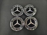 Set Of 4PCS Fit For Mercedes-benz Wheel Center Caps Badge Rim Hub Cover Black New. Price: $30.22.