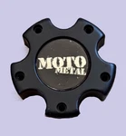 Moto Metal Matte Black Wheel Center Cap # A0142 / 845L121 Used. Price: $24.99.