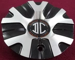 2 Crave Wheels Silver / Gloss Black Custom Center # 107-AL-CAP (1) Used. Price: $49.95.