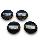4 Black Wheel Center Hub Caps Emblem For Cadillac 66MM Ats Xts Cts Srx 9597375 New. Price: $26.99.