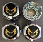 New Pontiac Firebird Trans-am Hub Wheel Center Cap Chrome/gold Set Of 4. Price: $74.92.